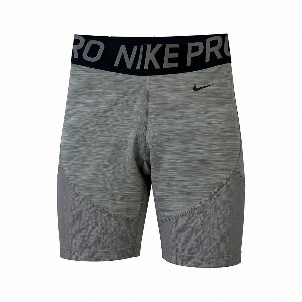 Nike Pro Dri-FIT | Womens Gray Compression Biker Shorts